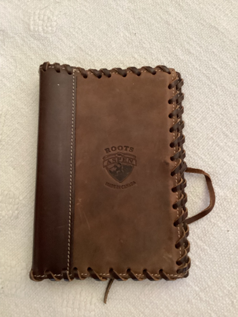 Roots Genuine Leather  passport document holder